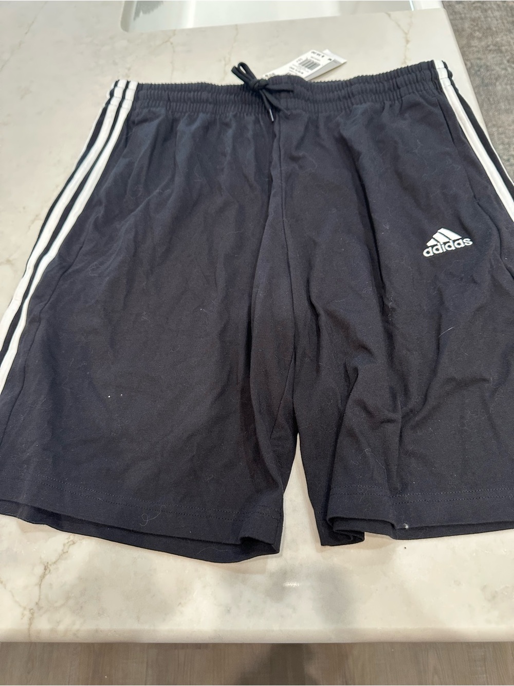 NWT ADIDAS Men’s Athletic Training Workout Shorts Black XL. MSRP $35 - Picture 4 of 6